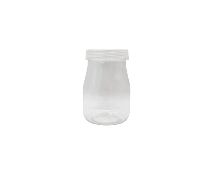 POTECITO PLASTICO 10P (8X5.5) TRANSP.