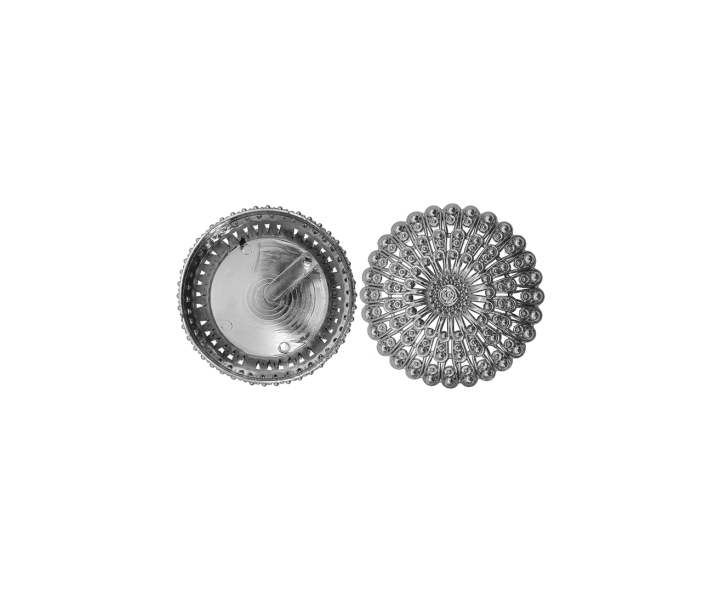 POTECITO REDONDO 10P (7X4) PLATEADO