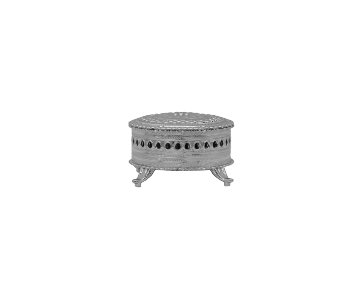 POTECITO REDONDO 10P (7.5X3.5) PLATEADO