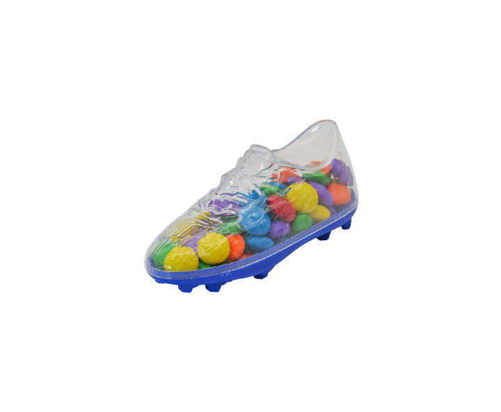 CARAMELERO BOTIN 10P (11.5X5X4) AZUL/TRANSP.