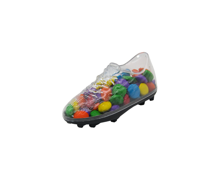 CARAMELERO BOTIN 10P (11.5X5X4) NEGRO/TRANSP.