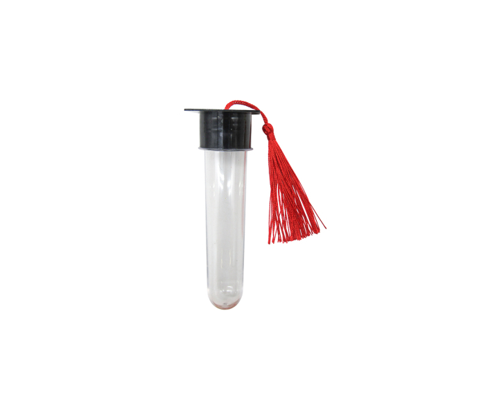 TUBO BIRRETE 10P (4X12.5) TRANSP./NEGRO