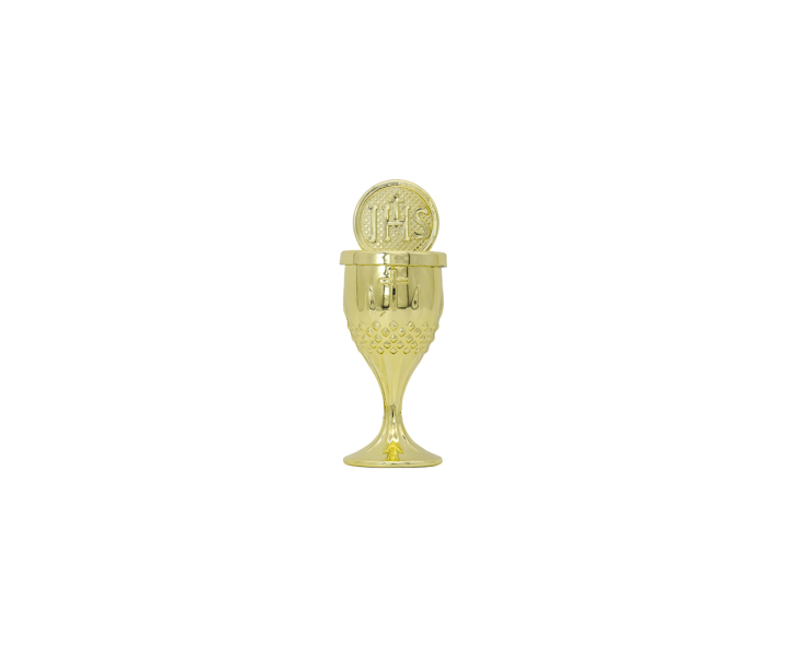 CALIZ PLASTICO 10P (10X3.5) DORADO