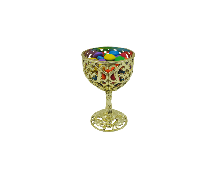 COPA PLASTICO 10P (6X10) DORADO