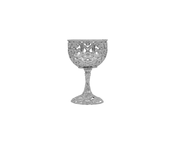 COPA PLASTICO 10P (6X10) PLATEADO