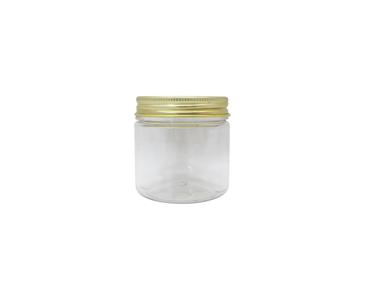 POTECITO PLASTICO 10P (6X5.5) C/ TAPA DORADO