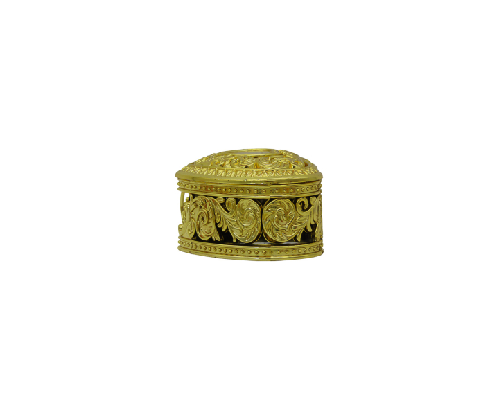 POTECITO CORAZON 10P (6X5.5X4) DORADO