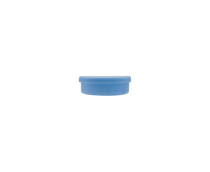 ENVASE PLASTICO CIRCULAR 10P (40ML) CELESTE