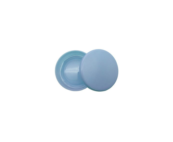 ENVASE PLASTICO CIRCULAR 10P (40ML) CELESTE