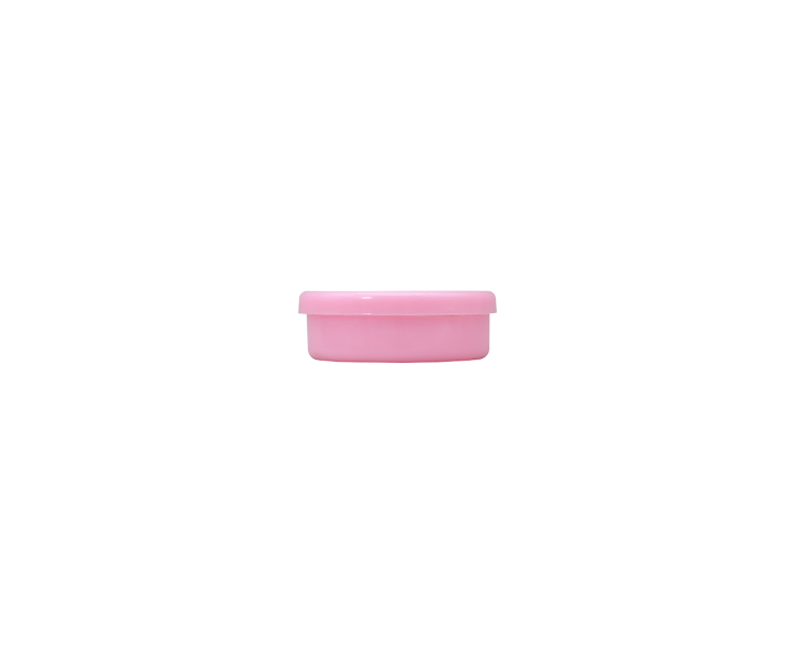 ENVASE PLASTICO CIRCULAR 10P (40ML) ROSADO