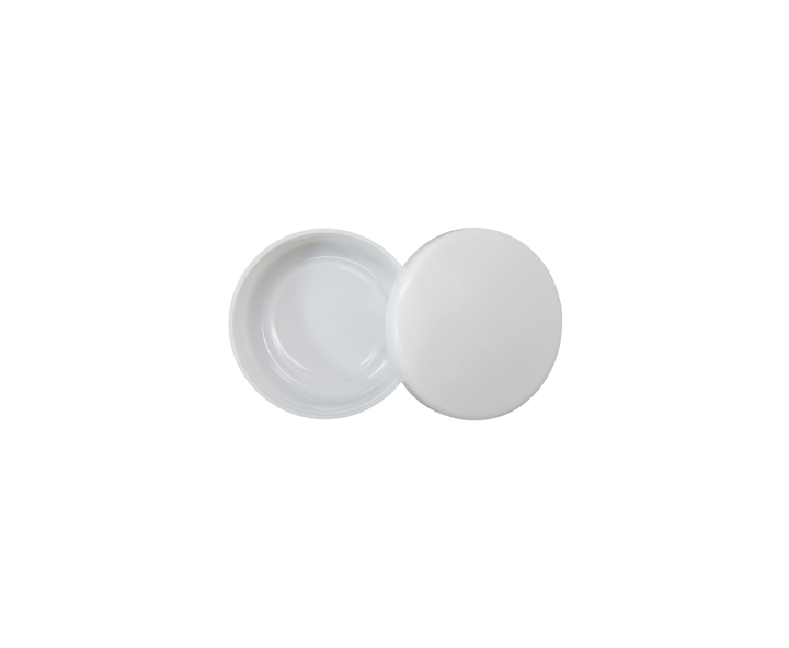 ENVASE PLASTICO CIRCULAR 10P (40ML) BLANCO