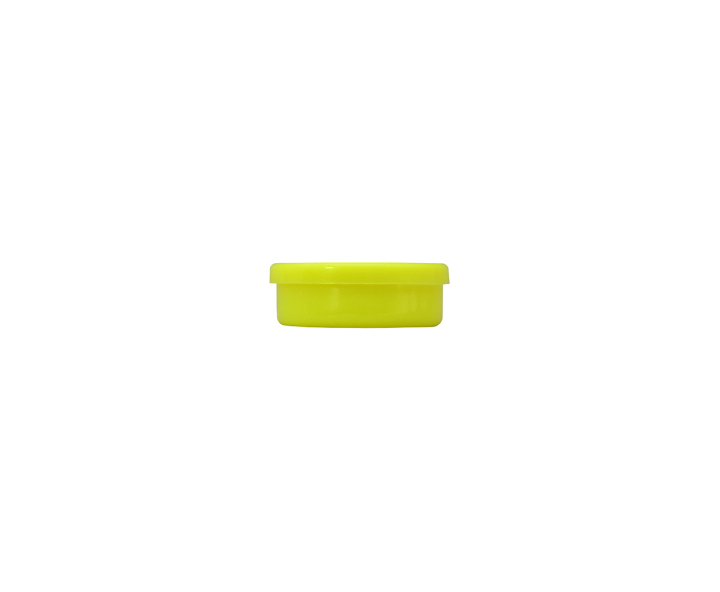 ENVASE PLASTICO CIRCULAR 10P (40ML) AMARILLO