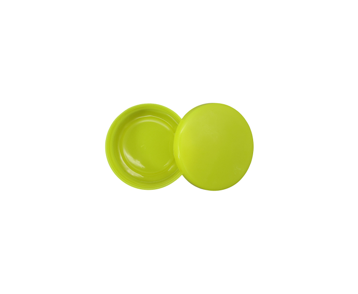 ENVASE PLASTICO CIRCULAR 10P (40ML) AMARILLO