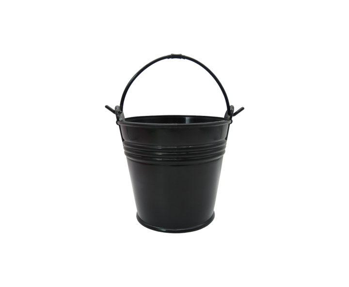 BALDECITO PLASTICO (13X13CM) NEGRO