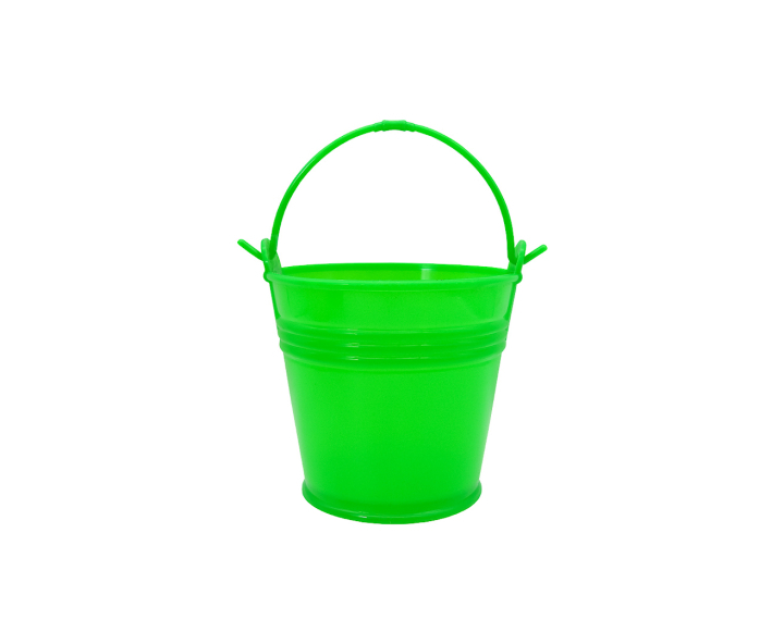 BALDECITO PLASTICO (13X13CM) VERDE LIMON