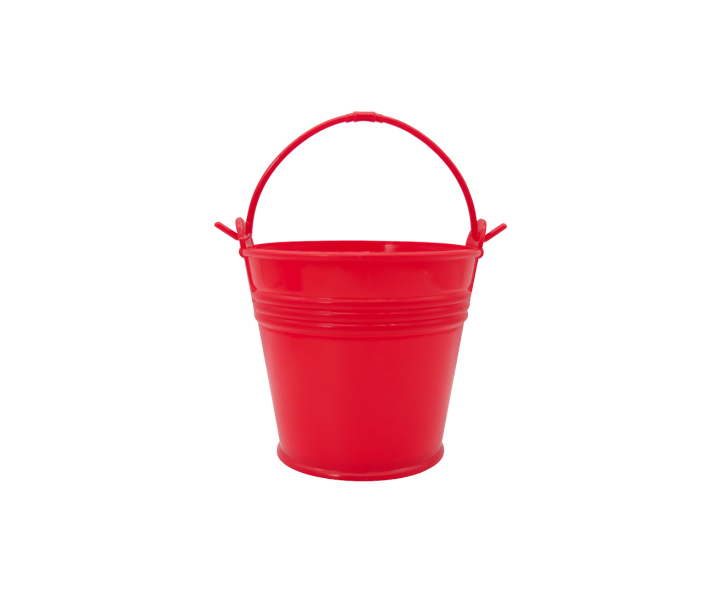 BALDECITO PLASTICO (13X13CM) ROJO