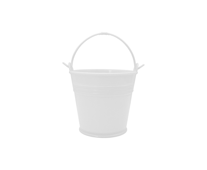 BALDECITO PLASTICO (13X13CM) BLANCO