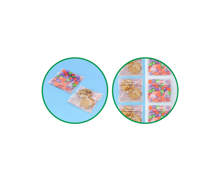 BOLSITA DE GALLETITA 50P (10X10X3) CELESTE