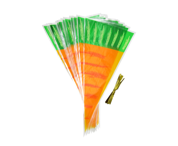 BOLSITA ZANAHORIA 20P (20X40) NARANJA
