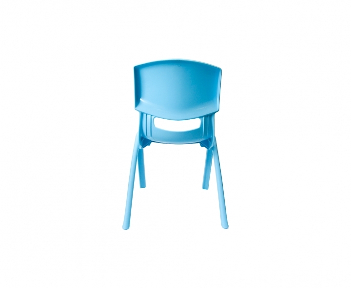 SILLA PLASTICA P/ CRIATURA (32X50X34) CELESTE