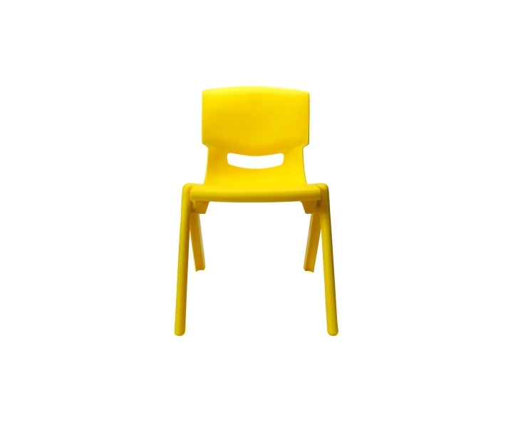SILLA PLASTICA P/ CRIATURA (32X50X34) AMARILLO