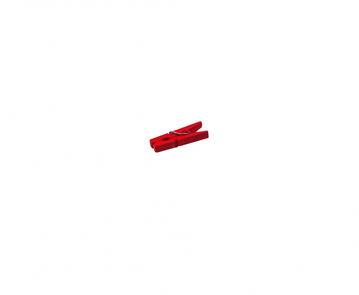 PINZITA MADERA 25P (2.5CM) ROJO