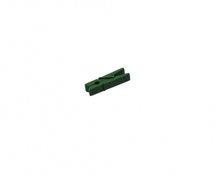 PINZITA MADERA 25P (3.5CM) VERDE