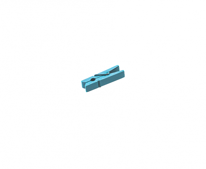 PINZITA MADERA 25P (3.5CM) CELESTE