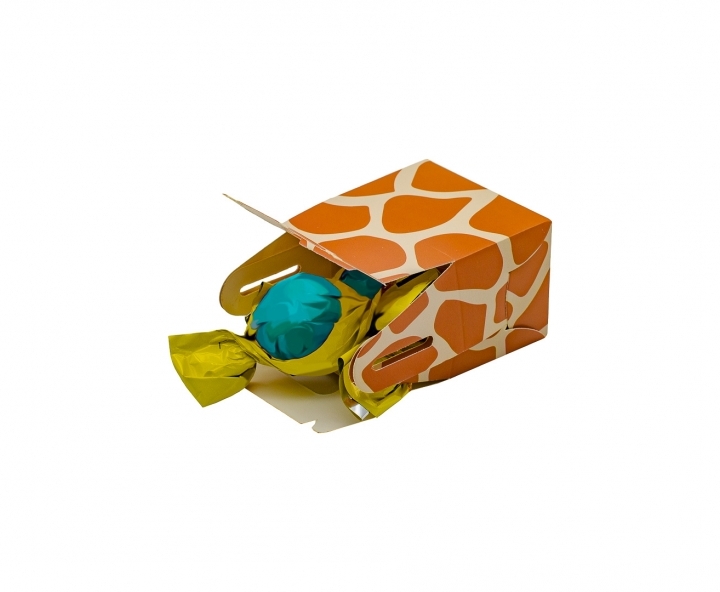 CAJITA PAPEL SOUVENIR 10P JIRAFA