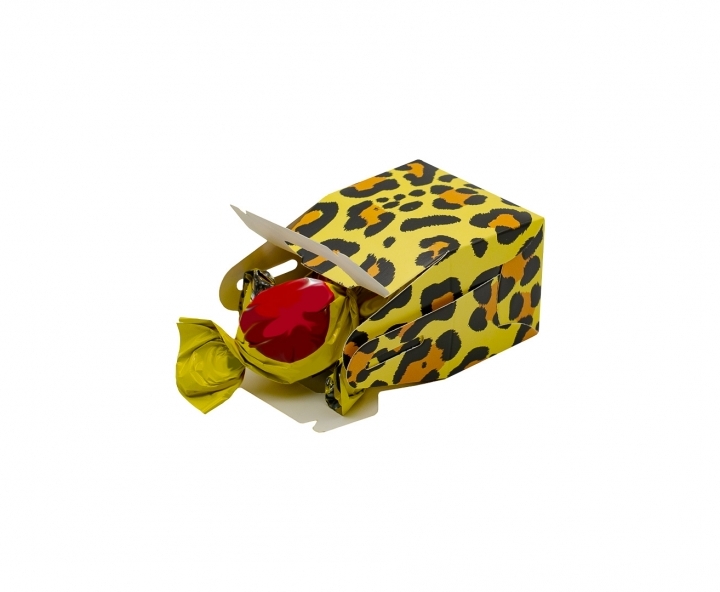 CAJITA PAPEL SOUVENIR 10P LEOPARDO