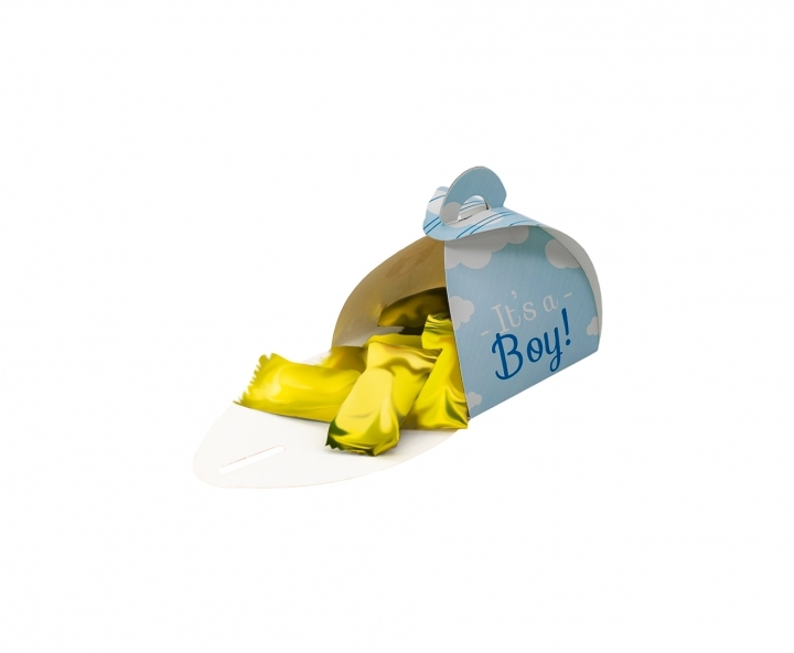CAJITA PAPEL CURVO “IT’S A BOY! CELESTE