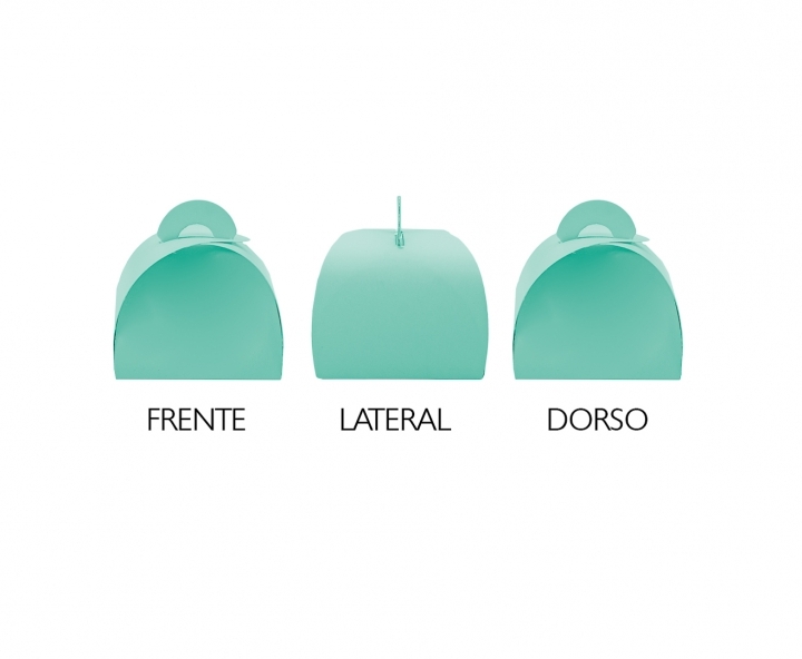 CAJITA PAPEL CURVO 10P (7X9X7) TIFFANY