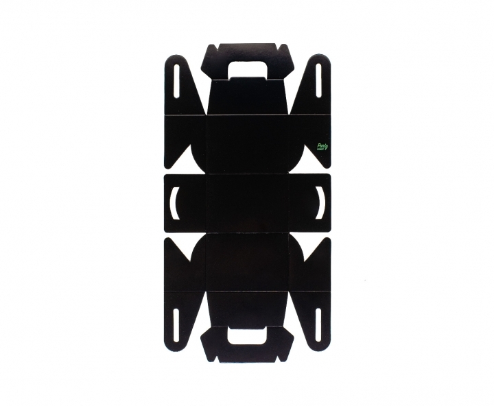 CAJITA PAPEL SOUVENIR 10P (7X11X5) NEGRO