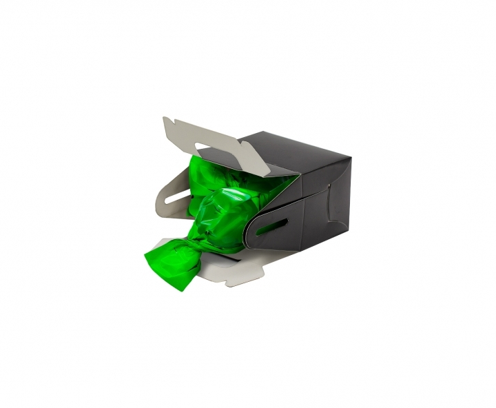 CAJITA PAPEL SOUVENIR 10P (7X11X5) NEGRO