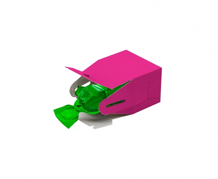 CAJITA PAPEL SOUVENIR 10P (7X11X5) FUCSIA