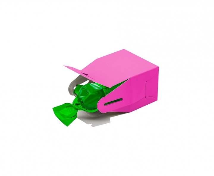 CAJITA PAPEL SOUVENIR 10P (7X11X5) FUCSIA