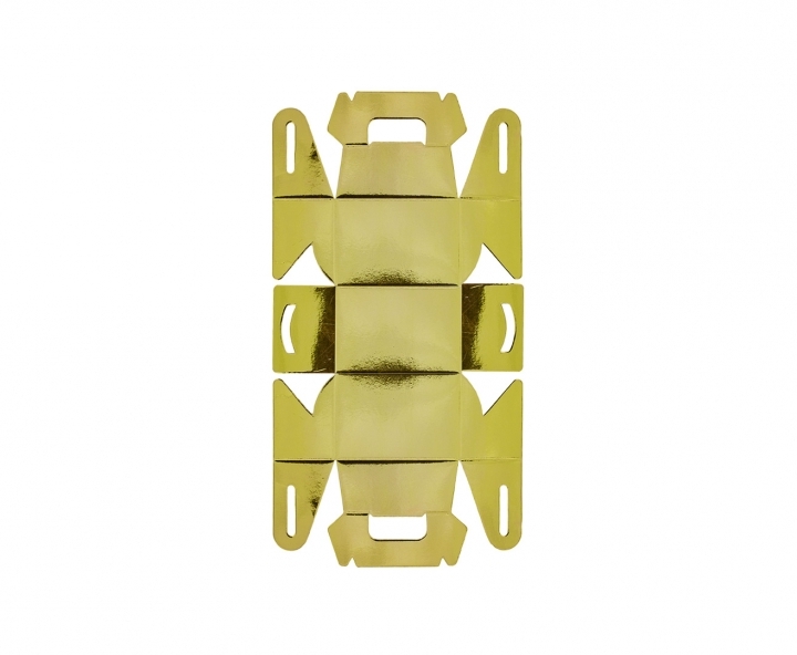CAJITA PAPEL SOUVENIR 10P (7X11X5) DORADO