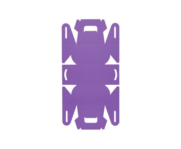 CAJITA PAPEL SOUVENIR 10P (7X11X5) PURPURA