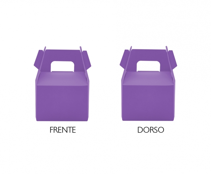 CAJITA PAPEL SOUVENIR 10P (7X11X5) PURPURA