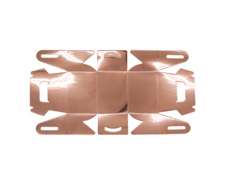 CAJITA PAPEL SOUVENIR 10P (7X11X5) ROSA DORADO