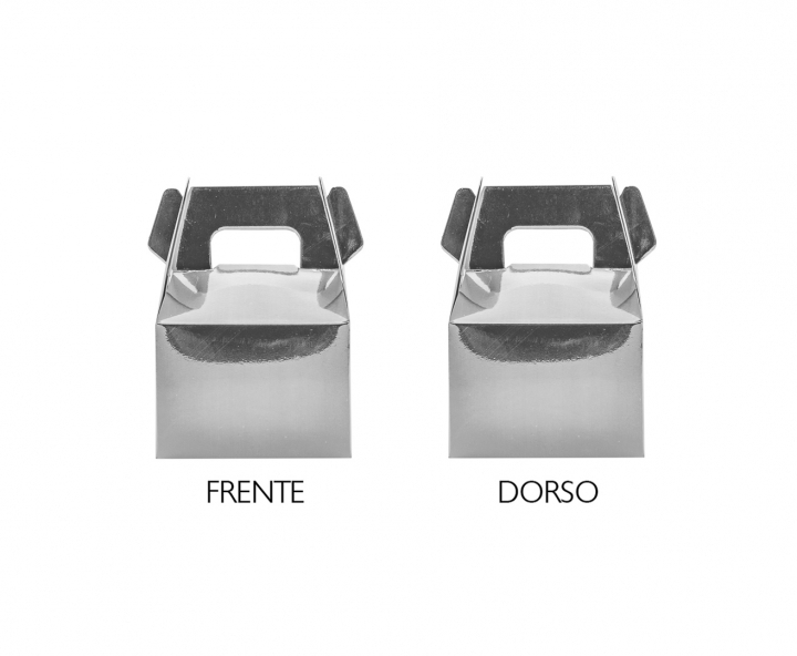 CAJITA PAPEL SOUVENIR 10P (7X11X5) PLATEADO