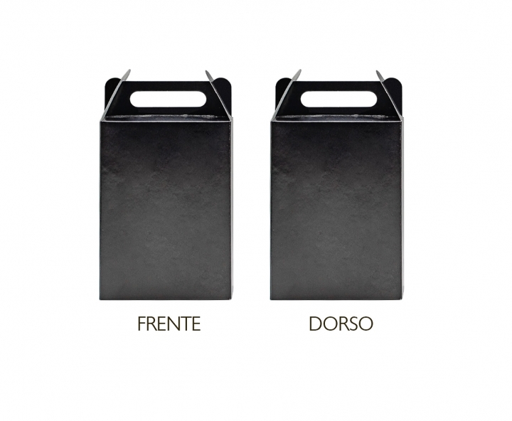 CAJA PAPEL RECTANGULO 10P (17X9X5CM) NEGRO