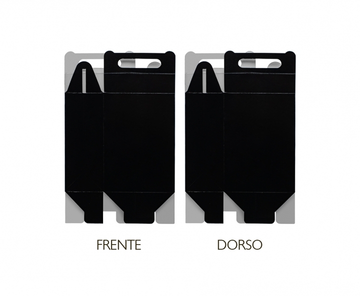 CAJA PAPEL RECTANGULO 10P (17X9X5CM) NEGRO
