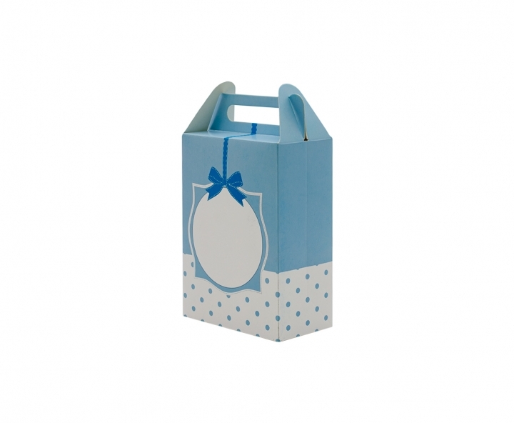 CAJA PAPEL RECTANGULO ELEFANTE 10P (17X9X5) CELESTE