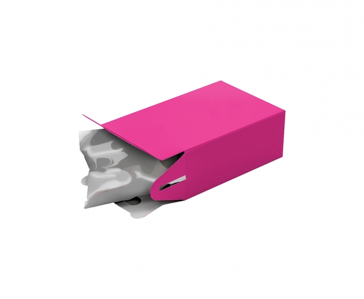 CAJA PAPEL RECTANGULO 10P (17X9X5CM) FUCSIA
