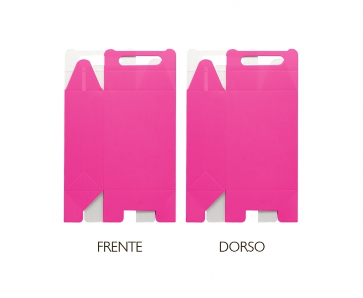 CAJA PAPEL RECTANGULO 10P (17X9X5CM) FUCSIA