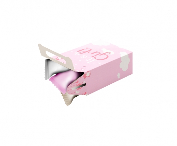 CAJA PAPEL RECTANGULO “IT’S A GIRL” ROSADO