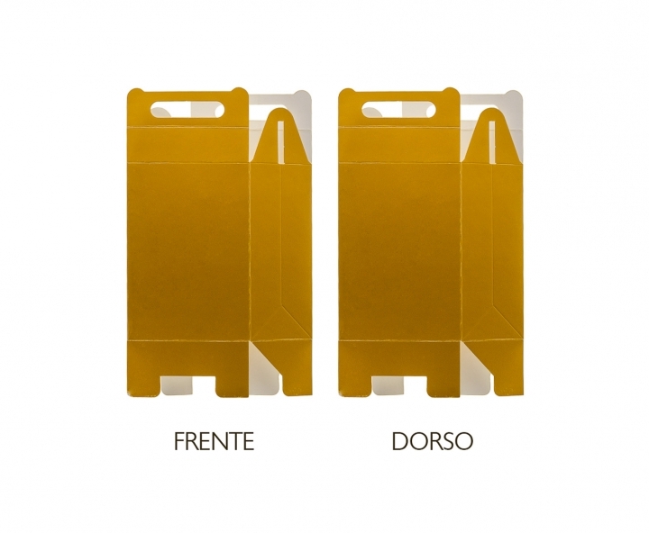 CAJA PAPEL RECTANGULO 10P (17X9X5) AMBAR