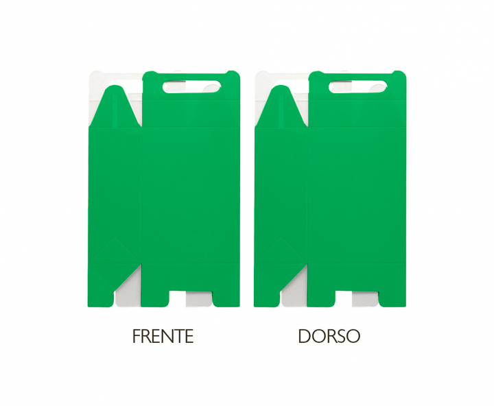 CAJA PAPEL RECTANGULO 10P (17X9X5CM) VERDE