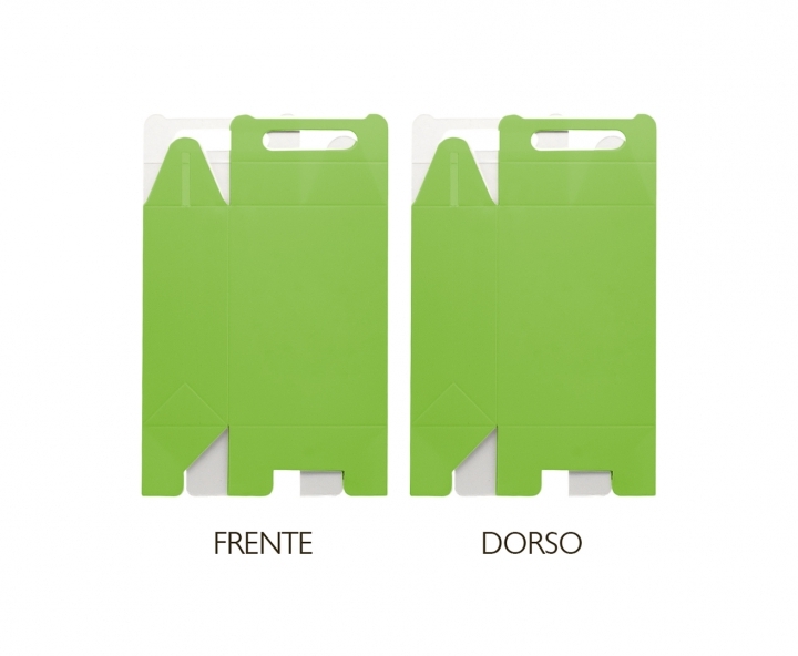 CAJA PAPEL RECTANGULO 10P (17X9X5CM) VERDE LIMON